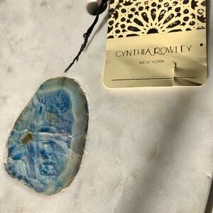 Cynthia Rowley Blue Agate Stone Imported